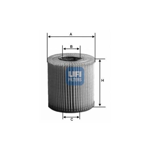 Ufı Yağ Filtresi Antara / Captıva Cruze Epıca Lacettı / Nubıra 1.