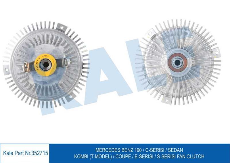 Kale 352715 Fan Termık Mercedes Benz 190 / C-Serısı / Sedan / Kom