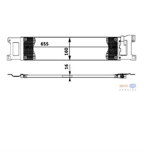 BEHR 8Mo376726-381 Yağ Soğutucusu Transporter T5 2003 Sonrası 3.2 V6