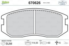 VALEO 670626 ÖN BALATA DAIHATSU EXTOL 00-