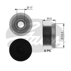 Gates Oap7111 Alternatör Kasnağı Rulmanlı Bmw 1 E81 E87 -Bmw 3 E3