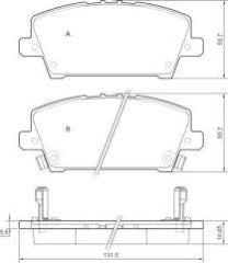VALEO 670803 ÖN BALATA HONDA CIVIC 06 1.4I-1.8I-2.2I CDTI
