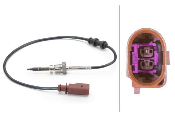 Hella 6Pt014494061 Egzoz Gazı Sıcaklık Sensörü Vw Vw Ts30000-144