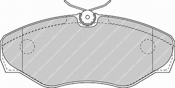 Ferodo Fvr1515 Fren Balatası Ön Espace Iıı 1996 Sonrası Trafıc Iı 2001 Sonrası / Vı