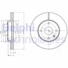 Delphi Bg4193 Fren Diski Ön Epıca 2006 Sonrası Havalı 278Mm