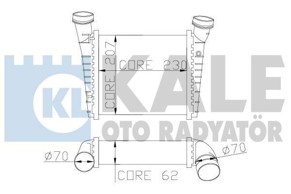 Kale 342700 Turbo Radyatörü Passat B5 2000 Sonrası 1.9 Tdı 2.0 Tdı / Super
