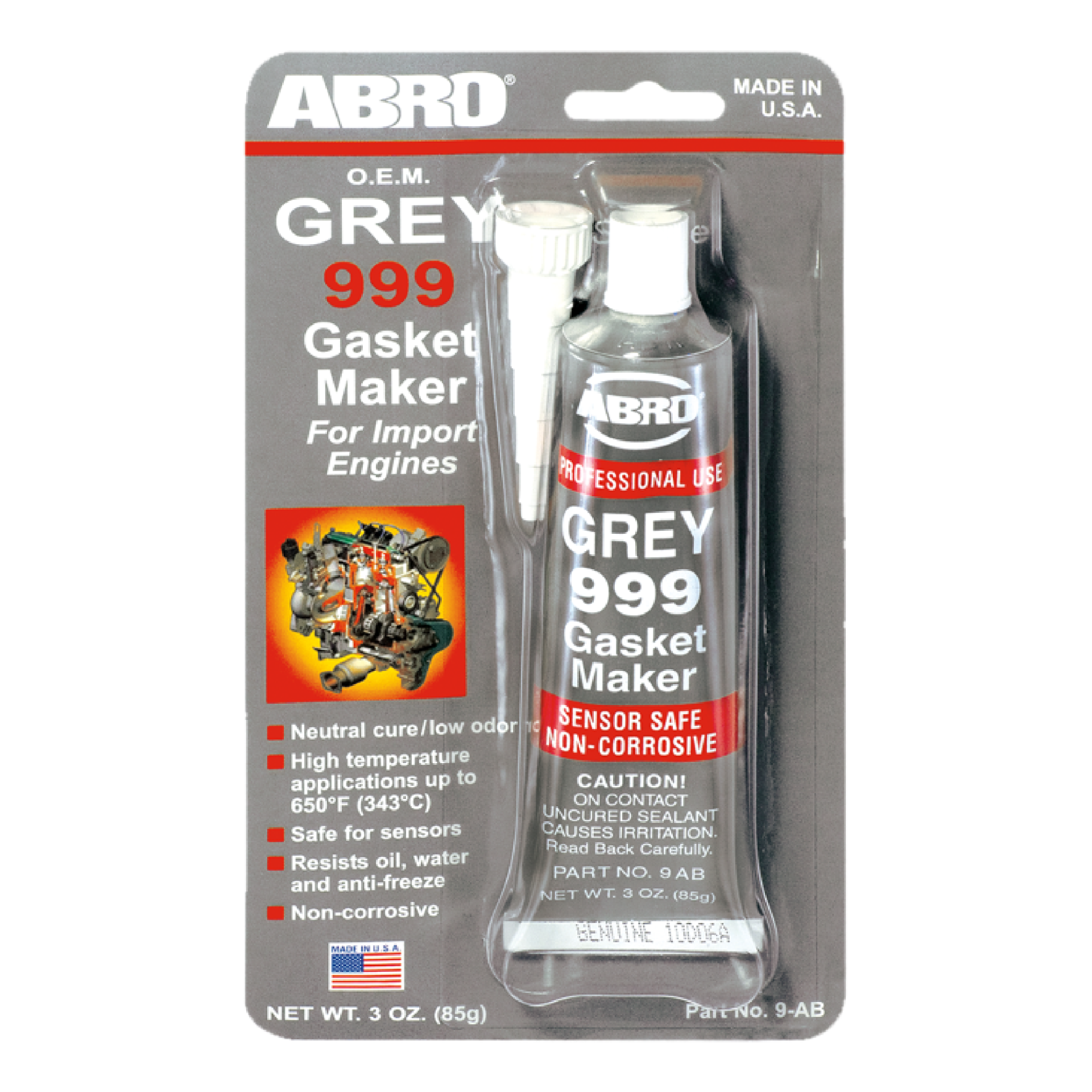 Abro 9-AB Sıvı Conta Gri - 85 gr