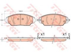 Trw Gdb3579 Fren Balatası Ön Aveo T300 11-