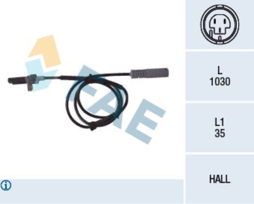 Fae 78043 Sensör Abs E-38 Arka 98-Kadar