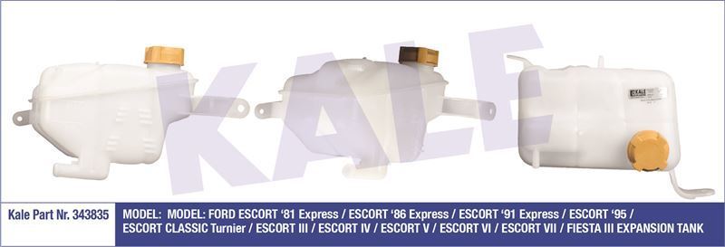 Kale 343835 Radyatör Yedek Su Deposu Fıesta Iıı Escort