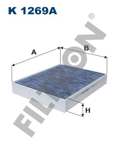 Filtron K1269A Kabin Filtresi Porsche Cayenne Iı (958) 4.2 V8 Die