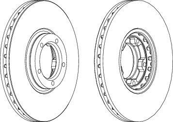 Magneti Marelli 360704001300 Fren Diski T15 94-00Tourneo 94-00Tr