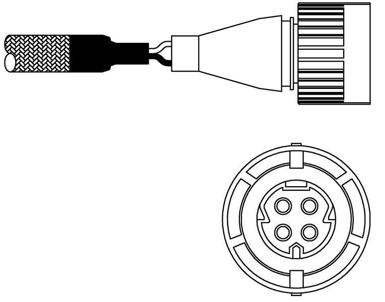 Delphi Es10254-12B1 Oksijen/Lambda Sensörü 3 Serıe S E36 87-95