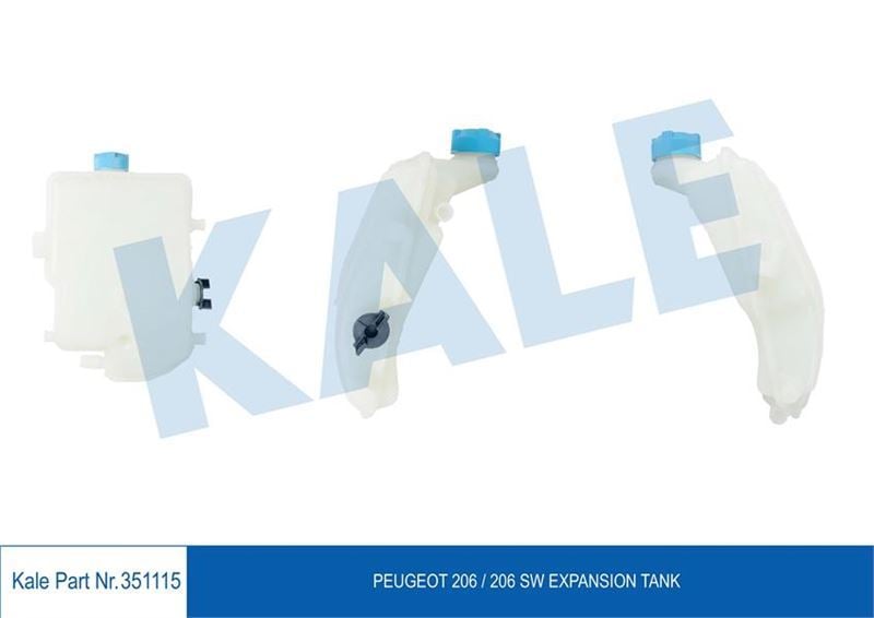Kale 351115 Radyatör Yedek Su Deposu 206 Gtı Ew10J4 2.0 16V 206 C