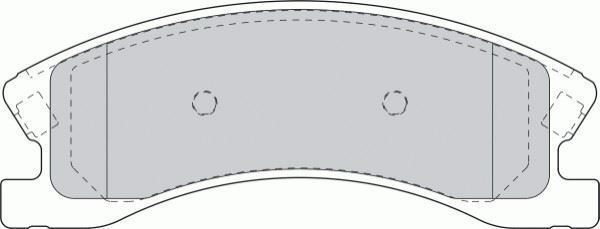 Ferodo Fdb1659 Fren Balatası Ön Grand Cherokee 99-05