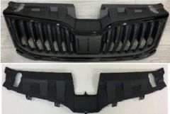 Monreal 70798 Ön Panjur ve Üst Plastik Komple Siyah Çerçeveli Parlak Siyah Octavia 2018- 5E0853653A