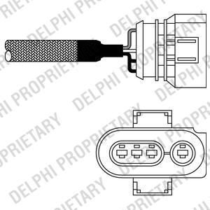 Delphi Es10968-12B1 Oksijen/Lambda Sensörü Golf Iıı Polo Classıc 1.6 Aft