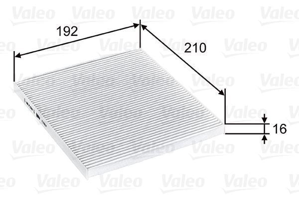 VALEO 715807 POLEN FİLTRESİ ACCENT ERA i40 12- GENESIS 08- / CARE