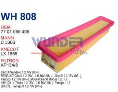WUNDER WH808 HAVA FİLTRESİ - RENAULT CLiO III - MODÜS