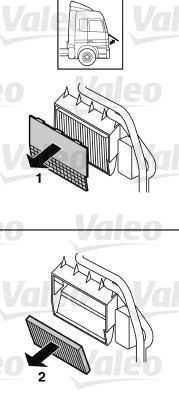 VALEO 716019 KABİN FİLTRESİ MERCEDES AXOR / ECONİC (PA)