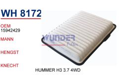 WUNDER WH8172 HAVA  FİLTRESİ - HUMMER H3 3.7 4WD