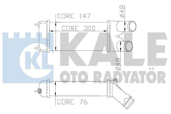 Kale 344400 Turbo Radyatörü Partner 2008 Sonrası 1.6 Hdı / Berlıngo 2008 Sonrası 1.