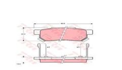 Trw Gdb499 Fren Balatası Arka Cıvıc 96-00 Concerto 1989 Sonrası Integra 97