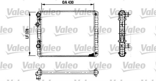VALEO 730956 SU RADYATÖRÜ POLO III 95- 1.0 1.4I 1.4 16V 1.4 TDI 1