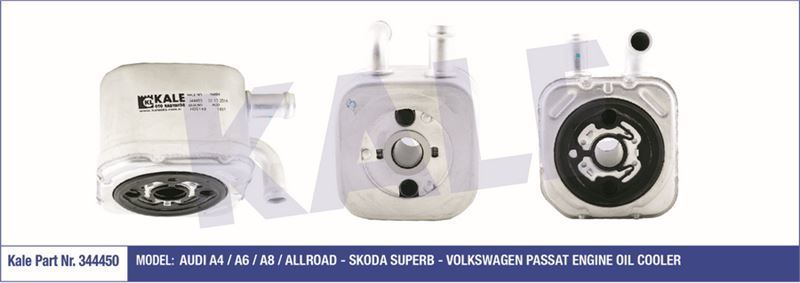 Kale 344450 Yağ Soğutucusu Passat B5 2000 Sonrası 2.5 Tdı / A4 2000 Sonrası 2.5 Tdı