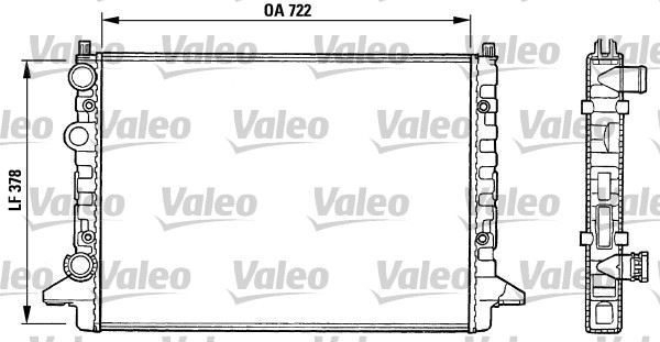 VALEO 731008 SU RADYATÖRÜ PASSAT B4 93-96 1.6I 1.8I 1.9TDI 2.0I A