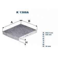 Filtron K1388A Polen Filtresi Audı A1 (Gb)-Seat Arona (Kj)- Ibıza