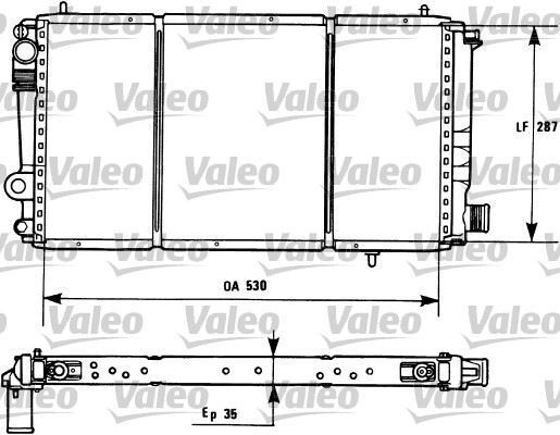 VALEO 731173 SU RADYATÖRÜ C15 1.8D 1.9D MT NAC