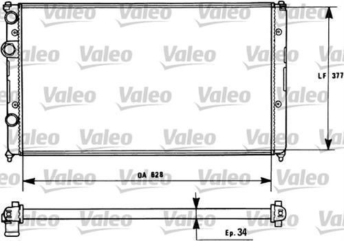 VALEO 731267 SU RADYATÖRÜ POLO III 6N 95-01 LUPO 98-03 1.0I 1.2 T