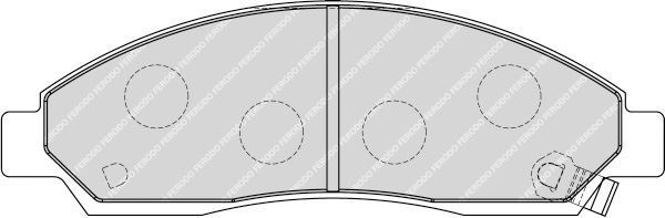 Ferodo Fdb1817 Ön Balata Ranger 2.5Td (02-06) 2.5Tdcı 06=- 3.0Tdc