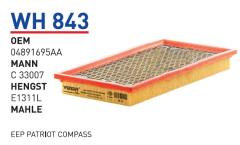 WUNDER WH843 HAVA FİLTRESİ - JEEP PATRİOT COMPASS