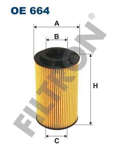 Filtron Oe664 Yağ Filtresi Porsche 911 01=-05=- Boxster94=-04=- C