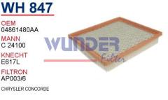 WUNDER WH847 HAVA FİLTRESİ - CHRYSLER SEBRİNG - VOYAGER