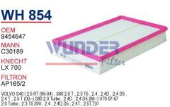 WUNDER WH854 HAVA FİLTRESİ - VOLVO S60 - V70 (8649788) (LX938)