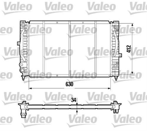 VALEO 731755 SU RADYATÖRÜ PASSAT B5.5 00- 1.6I 1.8T 1.9 TDI 2.0I