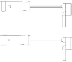 Delphi Lz0153 Fren Balata Fişi Ön Arka Mercedes C Serı W203 W220