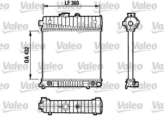 VALEO 731804 SU RADYATÖRÜ C W202 93 00