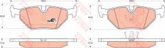 Trw Gdb917 Fren Balatası Arka Bmw 3 E30 E36 87-98 Bmw 5  E34 82-9