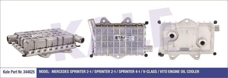 Kale 344625 Yağ Soğutucusu V-Class W638 1996 Sonrası Vıto W638 I 96-