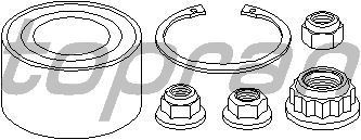 Topran 108320755 Teker Rulmanı Ön Golf Iv Bora / A3 Tt / Toledo L