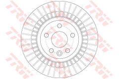 Trw Df6308 Fren Diski Arka Xc60 08-