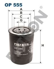 Filtron Op555 Yağ Filtresi Mıtsubıshı Colt Iı (C10) 1.8 D 58Hp 02