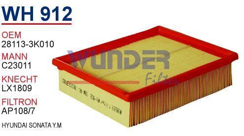WUNDER WH912 HAVA FİLTRESİ - HYUNDAİ SONATA Y.M