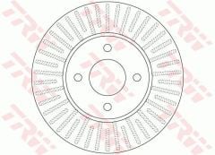 Trw Df6430 Fren Diski Ön Mıcra K13  2010 Sonrası Note  2013 Sonrası Havalı 260Mm