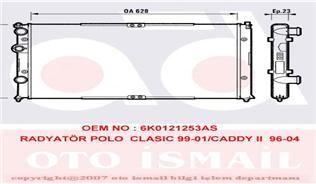 VALEO 732710 SU RADYATÖRÜ POLO CLASSIC 99-03 1.4I 1.4 16V 1.6 1.9