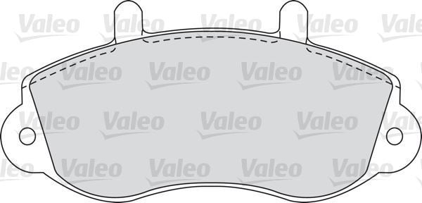 VALEO 598490 FREN BALATASI ÖN MASTER I 80- / TRANSIT T12